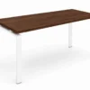Escritorio con Estructura Metálica Marco Abierto Blanco - Diseño Funcional