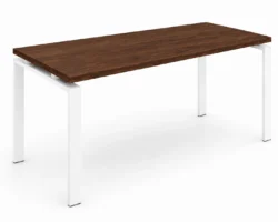 Escritorio con Estructura Metálica Marco Abierto Blanco - Diseño Funcional