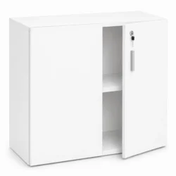 Armario Bajo de Oficina con 2 Puertas - 2 Estantes