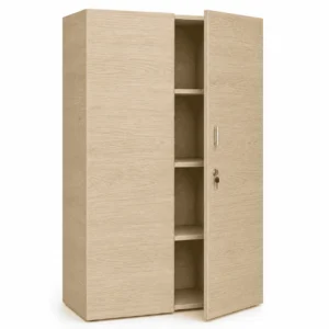Armario de Oficina con Puertas Altas - 4 Estantes
