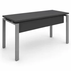 Mesa para Oficina | Estructura Metálica Marco Abierto Gris - Diseño Resistente
