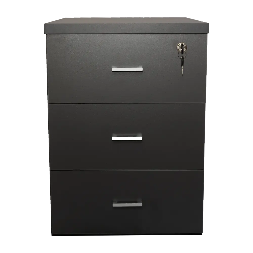 cajonera 3 cajones gris