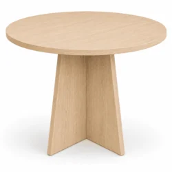 Mesa de Reunión Redonda - Patas Cruzadas