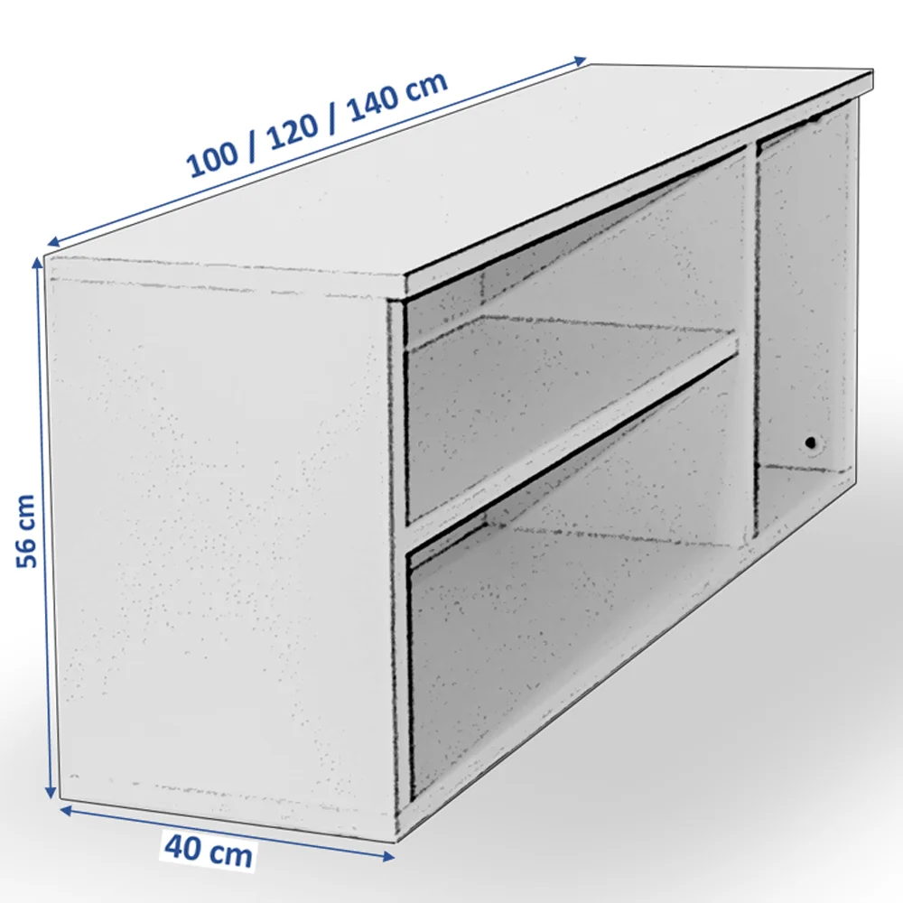 mueble de oficina medidas