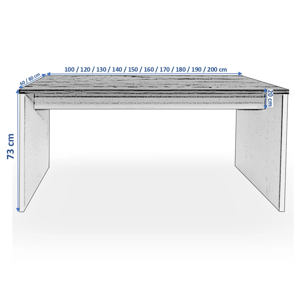 mesa de escritorio medidas