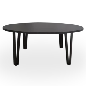 Mesa de Centro Baja gris. Estructura negra