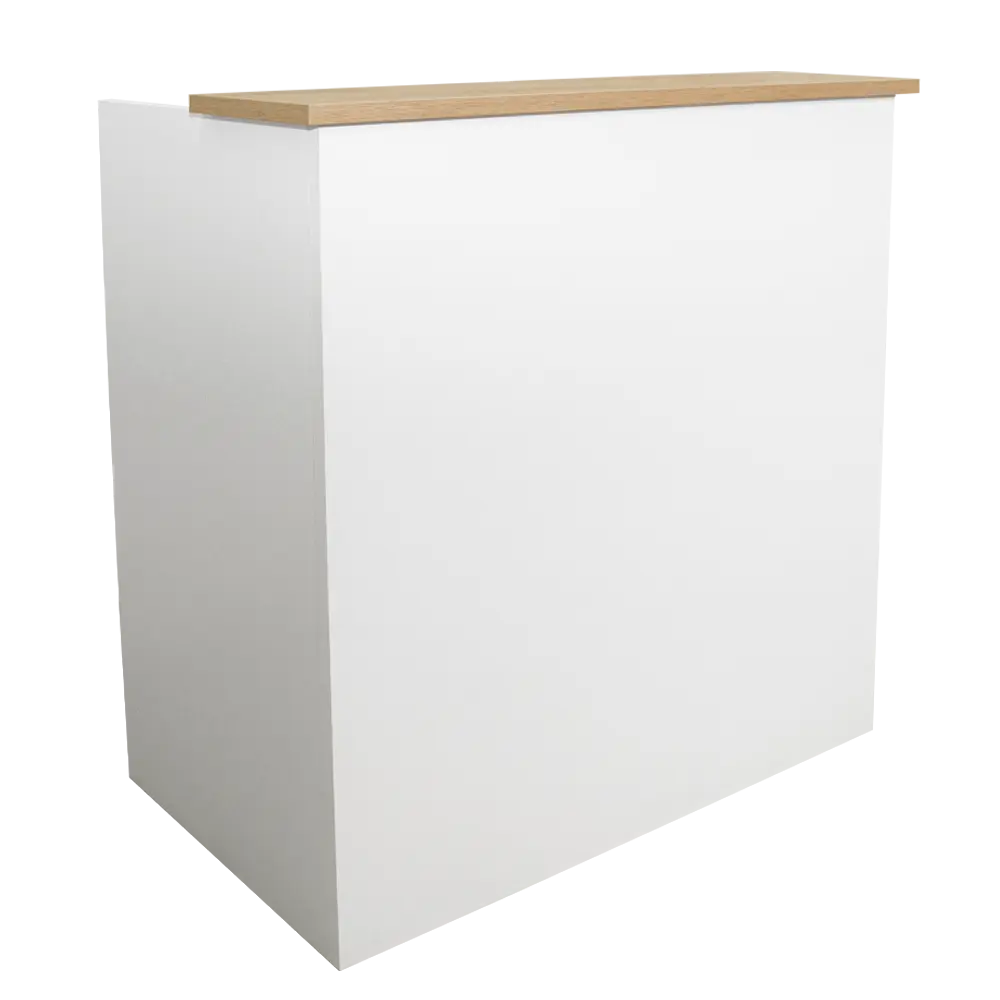 mostrador eros simple roble