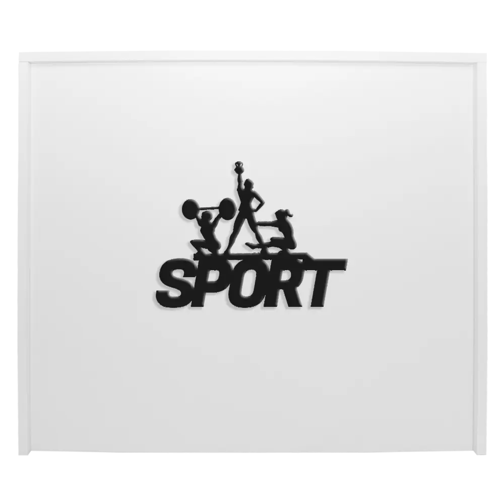 SPORT 1 TABLA BLANCO mostrador recepción diseño gimnasio blanco