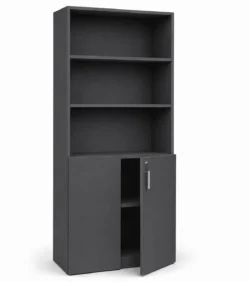 Armario de Oficina con Puertas Bajas - 5 Estantes