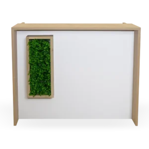 mostrador de recepción nature
