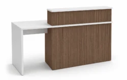Mostrador Adaptado Apolo - Recepción Accesible con Diseño Decorativo | Diseño Milos