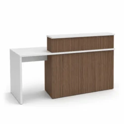 Mostrador Adaptado Apolo - Recepción Accesible con Diseño Decorativo | Diseño Milos