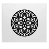 Mostrador Recepción. Mosaico circular blanco frontal Mostrador Recepción. Mosaico circular blanco frontal