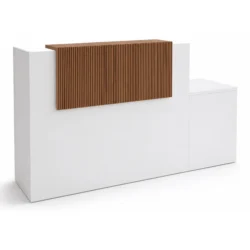 Mostrador Adaptado – Recepción Accesible y Funcional | Diseño Milos