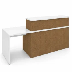 Mostrador Adaptado Apolo - Recepción Accesible y Decorativa | Diseño Kubic