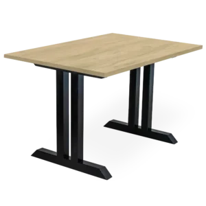 Mesa Modelo Roma – Estructura Metálica Negra