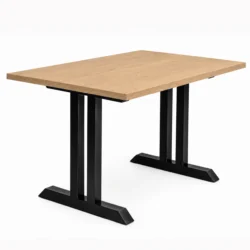 Mesa Modelo Roma – Estructura Metálica Negra