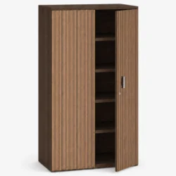 Armario de Oficina Puertas Altas - 5 Estantes | Diseño Milos