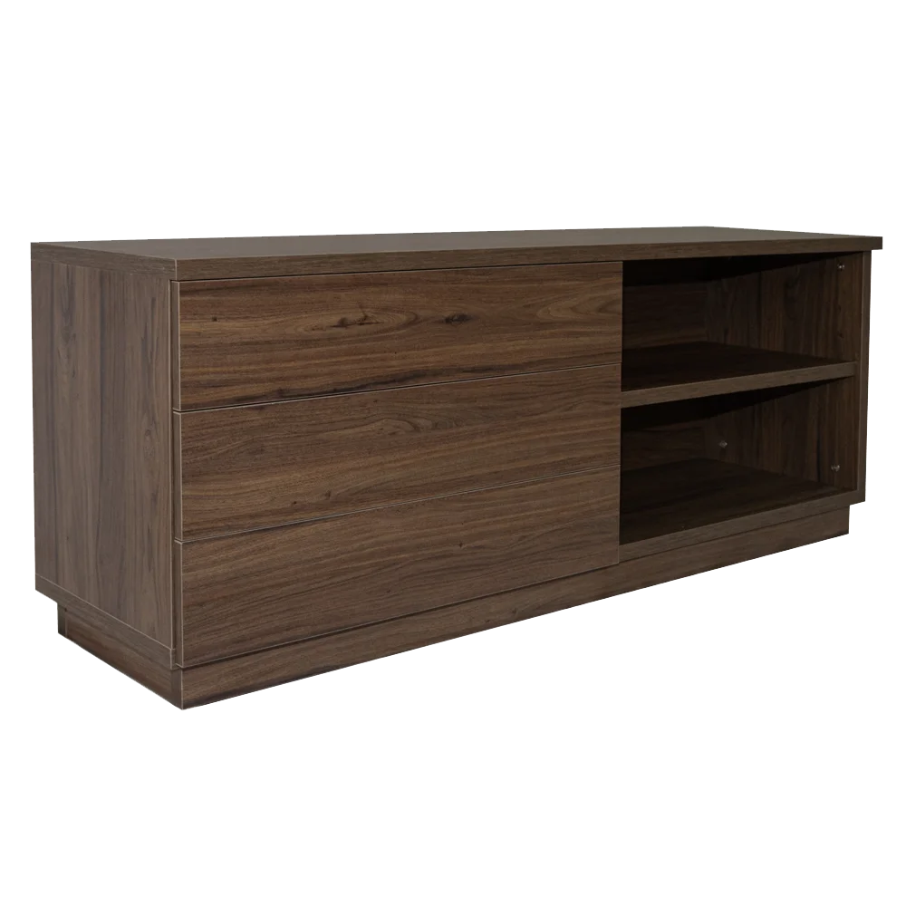outlet - mueble auxiliar nogal
