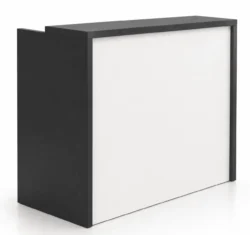 Mostrador Compact - Diseño Gris Antracita y Blanco