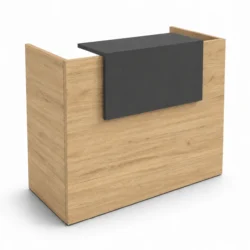 Mostrador Basic - Diseño Roble y Gris Antracita